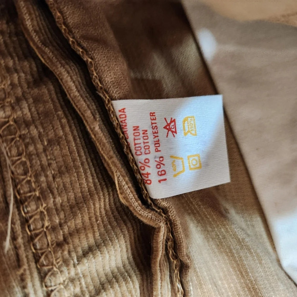Lee Riders Boot Cut Tan Corduroy Men's Pants 34,36x34 - Picture 5 of 9